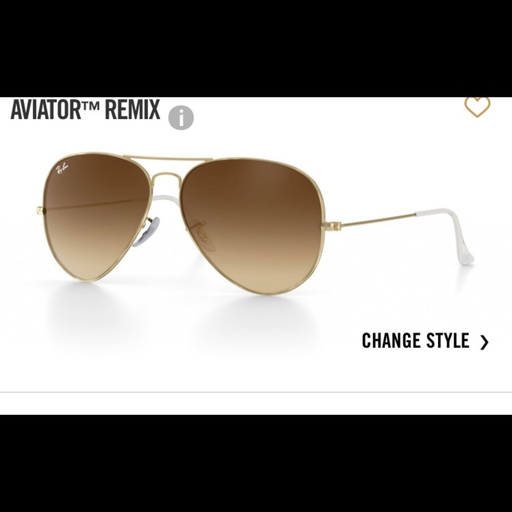 Brown aviator ray bans